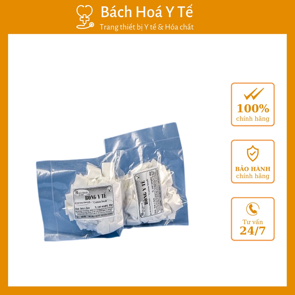 Bông Cắt 2x2 Việt Nam Bảo Thạch Gói 10g (1 bịch 50 gói)