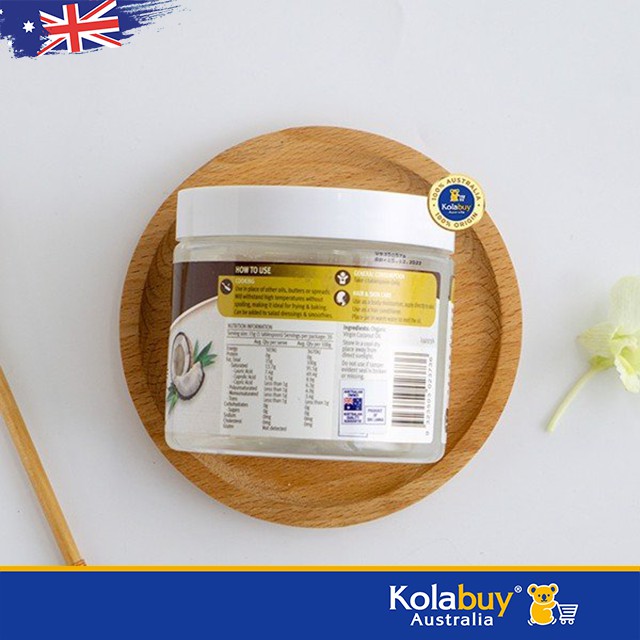 Dầu dừa hữu cơ của Úc Bioglan Organic Coconut Oil 300g