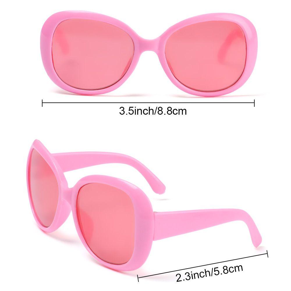 RAINBOW Mắt Kính Tròn 43Cm Thiết Kế Dễ Thương Cho Búp Bê