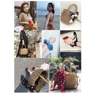 Khăn Turban Vuông Đa Năng 50x50 – Phụ Kiện Cột Tóc, Quàng Cổ, Cài Túi Thời Trang Nữ (KTBV-L3)