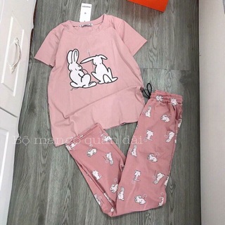 Bộ mặc nhà chất cotton siêu kute