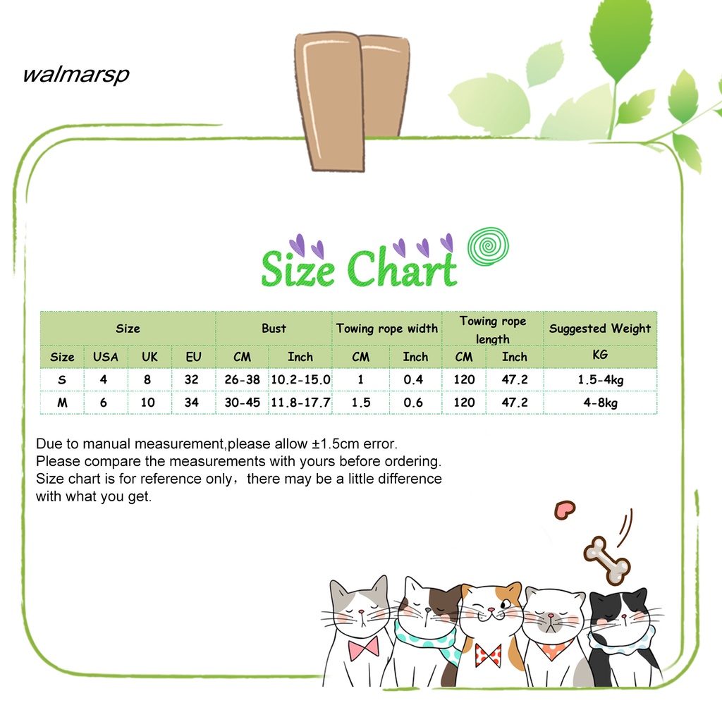 Bộ dây dắt thú cưng đi dạo thoáng khí tiện dụng