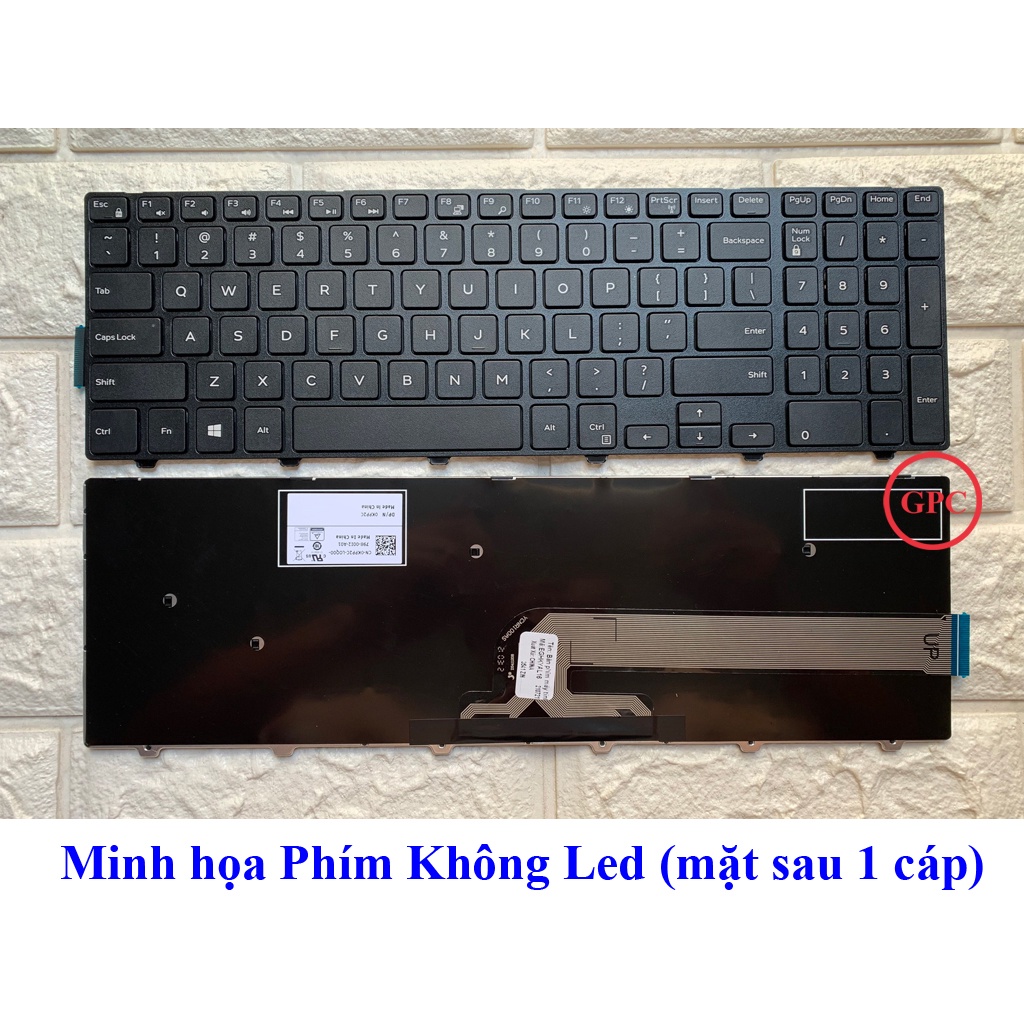 [ Phím LED ] Bàn phím Laptop Dell 5547 5548 3541 5559 5542 5543 5555 TÍCH HỢP ĐÈN LED