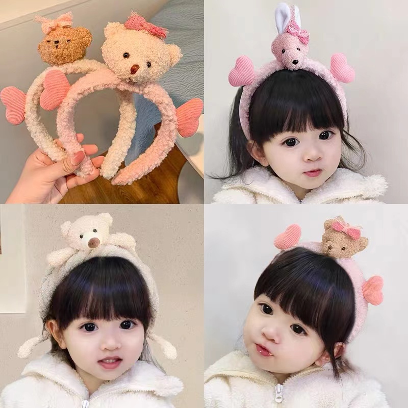 Băng Đô Kiểu Mặt Gấu Đáng Yêu Dễ Thương