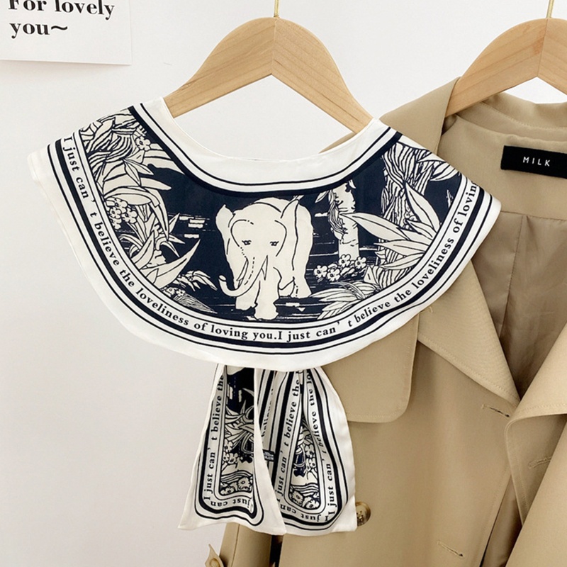 Khăn Choàng Lụa Satin In Họa Tiết Hình Tam Giác