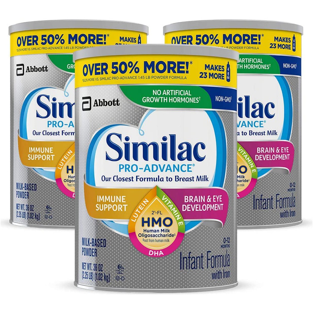 Sữa Similac Pro Advance 1.02kg  0-12 tháng_Date 04.2023_ship air 100%