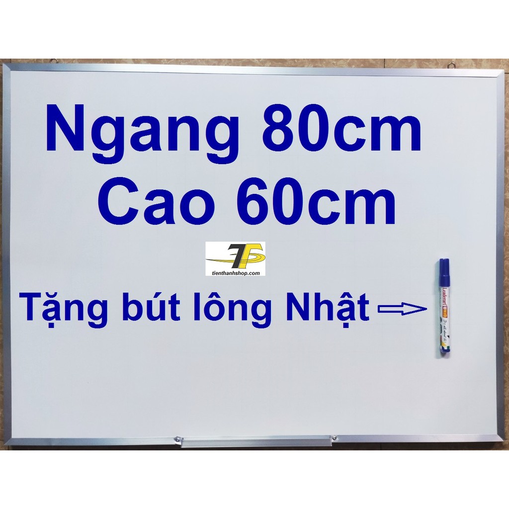 Bảng mica viết bút lông 60 x 80cm - Kèm bút lông Nhật