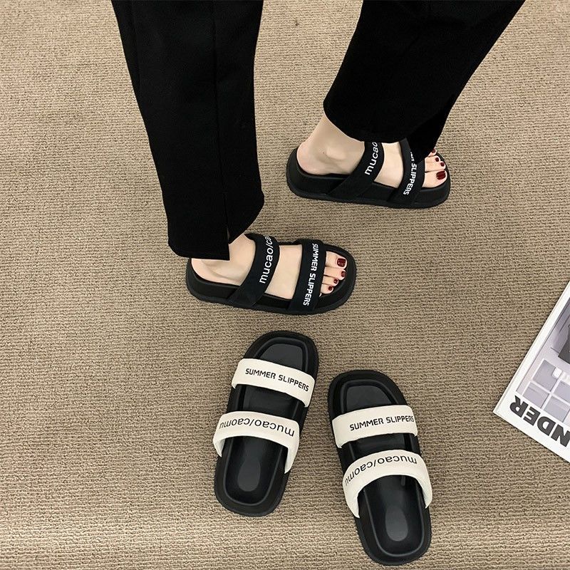 Dép Sandal Đế Dày Đế Dày Phong Cách Châu Âu Thời Trang Mùa Hè Siêu Bán Chạy