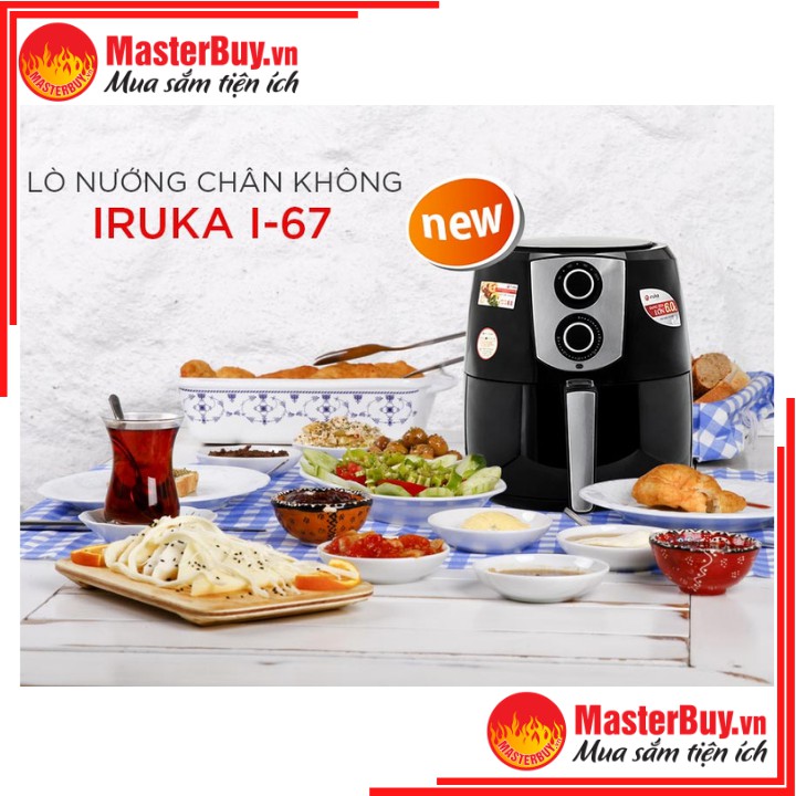 Nồi Chiên Không Dầu 6L IRUKA I-67