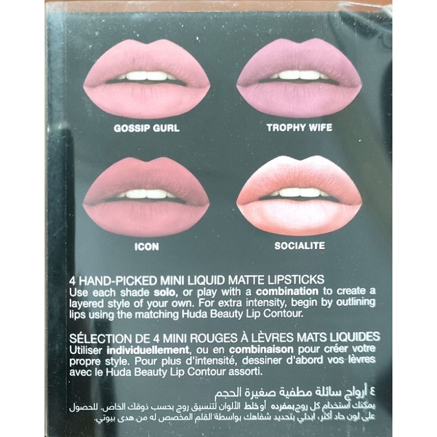 Set son Mini Huda Beauty xin xỉu 💋