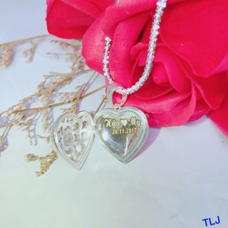 💥💥DÂY MẶT TIM KHẮC TÊN BẠC TA