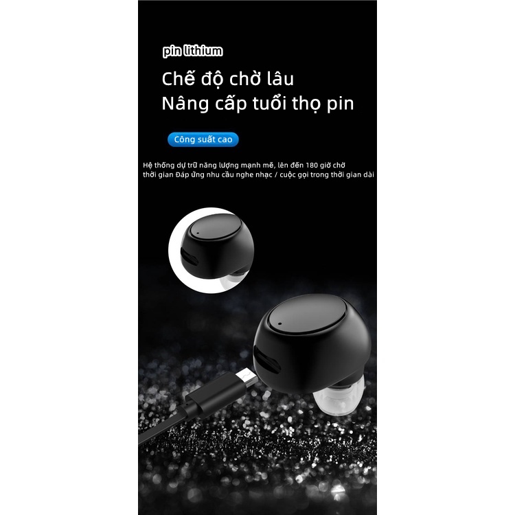 Tai nghe không dây X6 mini kết nối Bluetooth 5.0 có mic