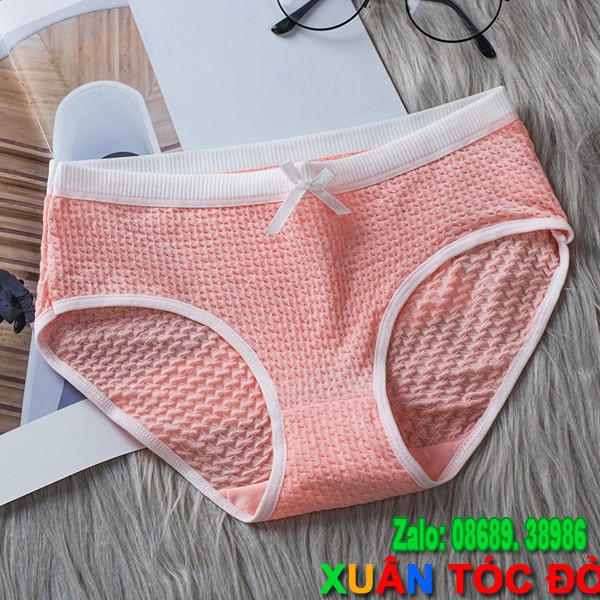 [Mã WASTDEP giảm 5K đơn bất kì] SỈ ZALO RẺ HƠN NHIỀU_ Quần Lót 10 Màu Nơ Thông Hơi Mới Mềm Mịn Đẹp H012 | BigBuy360 - bigbuy360.vn