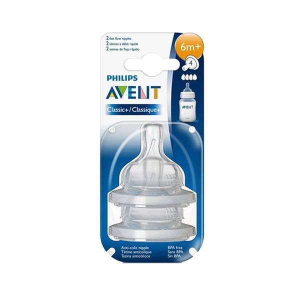 Ty bình sữa Avent Classic đủ size (2 cái/vỉ)