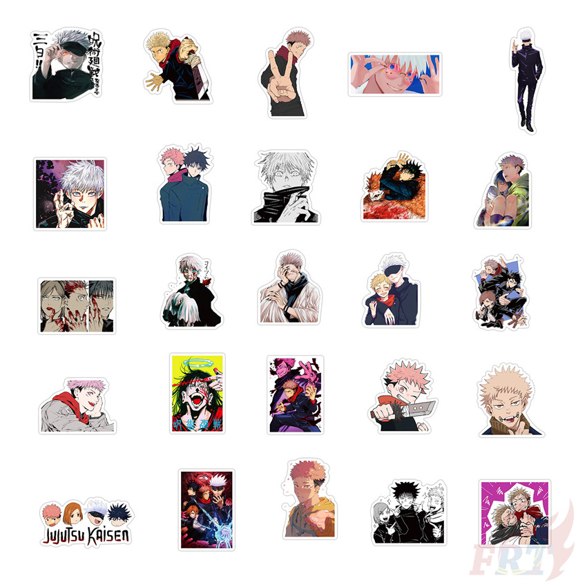 ❉ Jujutsu Kaisen - Series 01 Anime Yuji Itadori Stickers ❉ 50Pcs/Set Waterproof DIY Fashion Decals Doodle Stickers