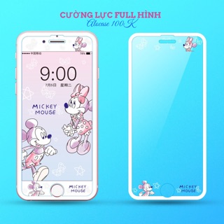 Cường lực hình tràn màn hình 7 plus/8 plus 6plus