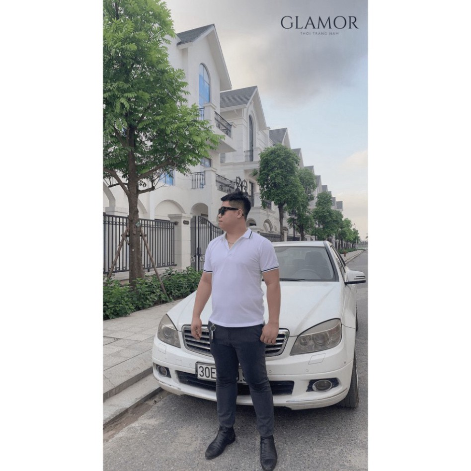 áo phông nam đẹp Áo polo nam đẹp cổ viền cotton thấm hút mồ hôi - HCH - HCH | BigBuy360 - bigbuy360.vn