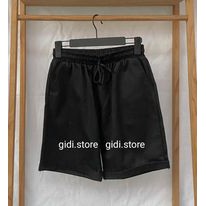 Quần short Kaki Nam nữ Unisex ống suông eo co giãn - quần đùi ngắn form OVERSIZE phong cách dạo phố thời trang