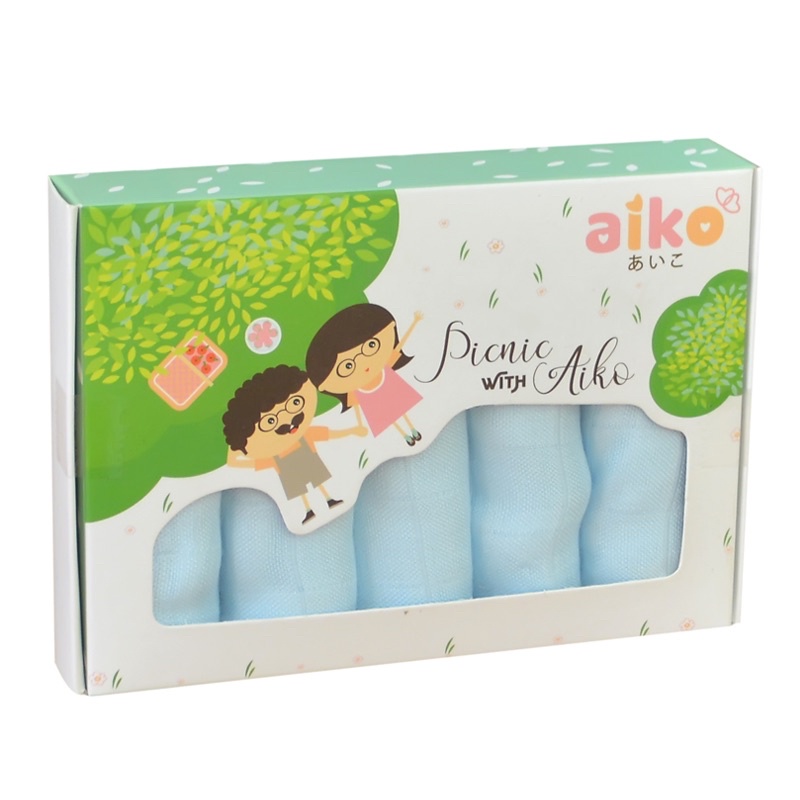 (Chính Hãng Aiko) Khăn sữa khăn gạc cao cấp AIko cho bé