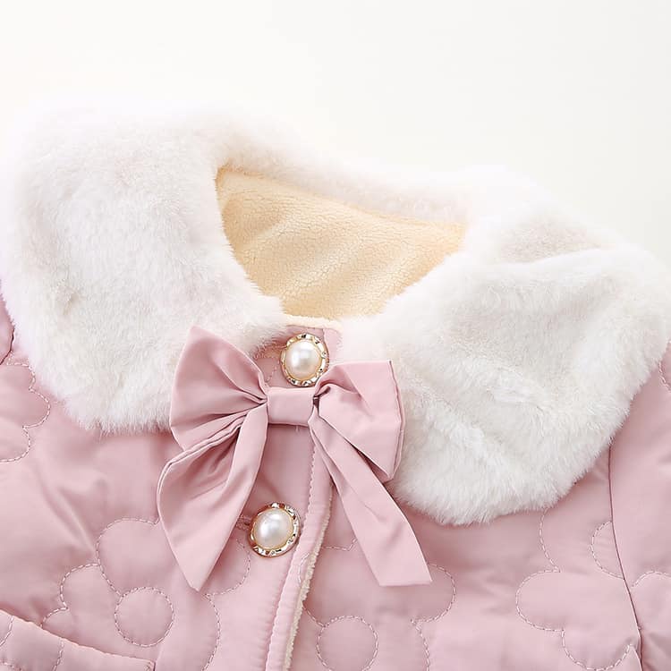 Bộ quần áo lót bông cho bé gái_