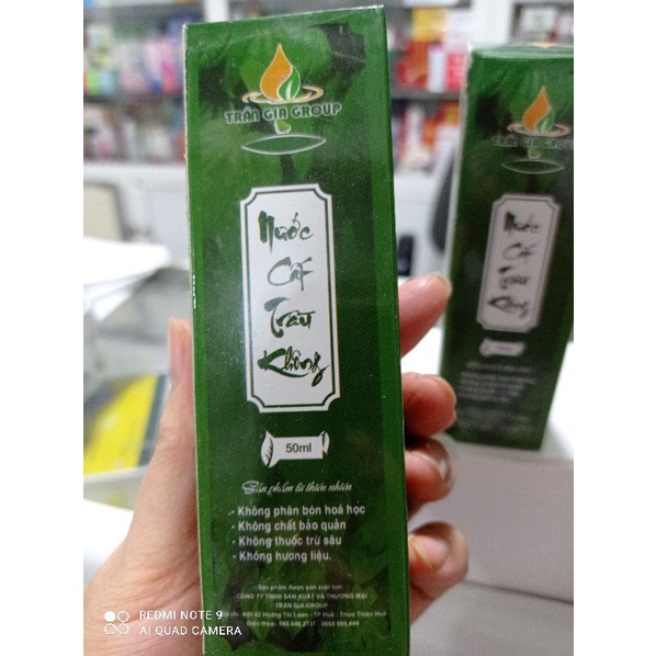 Nước cất Trầu không nguyên chất chai 50ml đa dụng