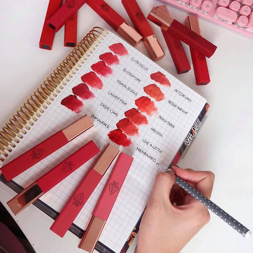 Sơn Kem Lì 3CE,Son 3CE Velvet Lip Tint #GOING RIGHT  Cao Cấp