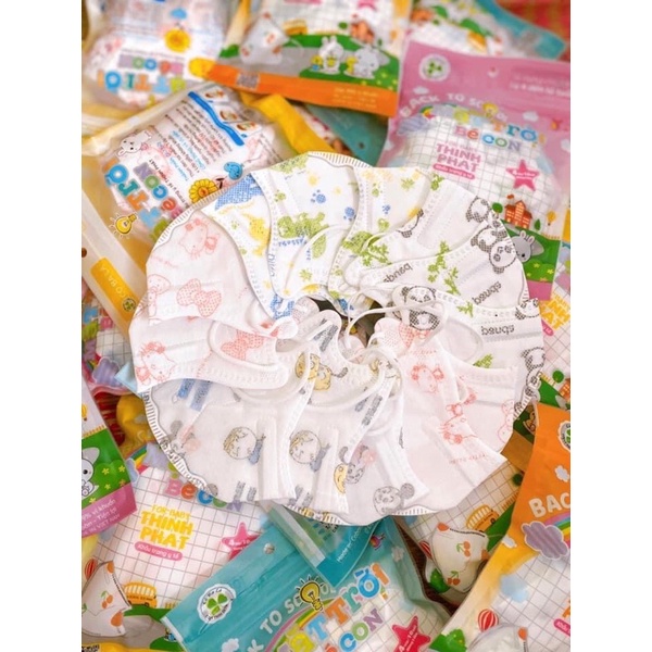 Set 10 chiếc khẩu trang N99 6D trẻ em
