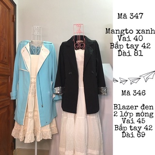 ÁO BLAZER, KHOÁC BLAZER VÉT MANGTO 2HAND