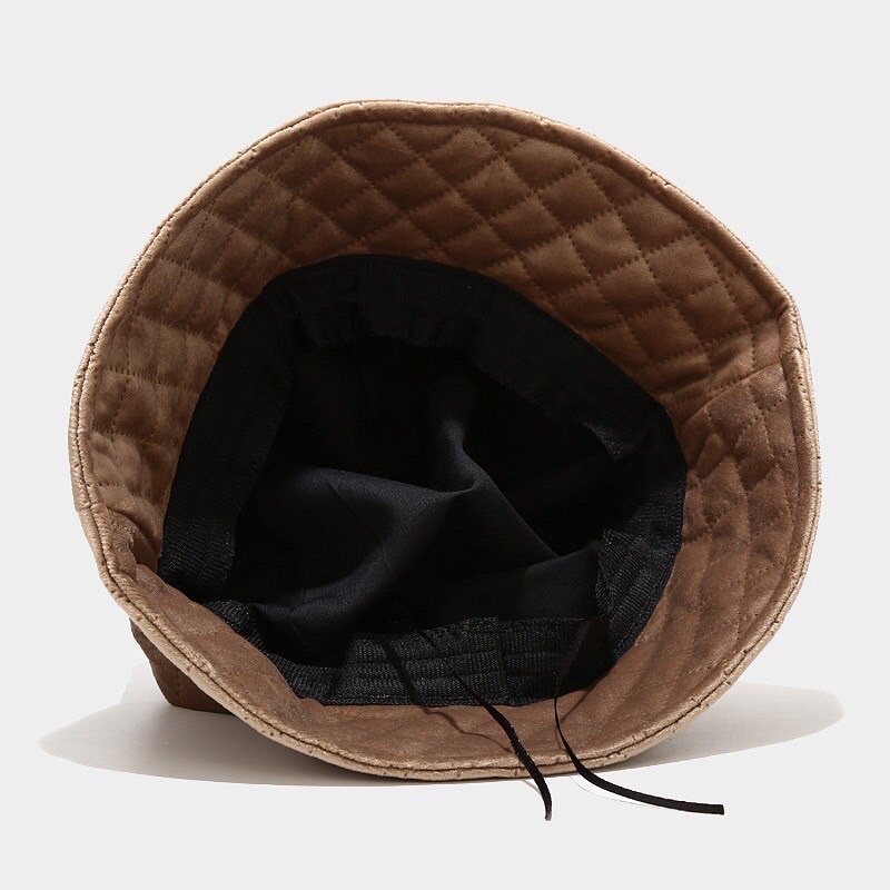 Mũ nón bucket viền trám chất nhung mềm đẹp