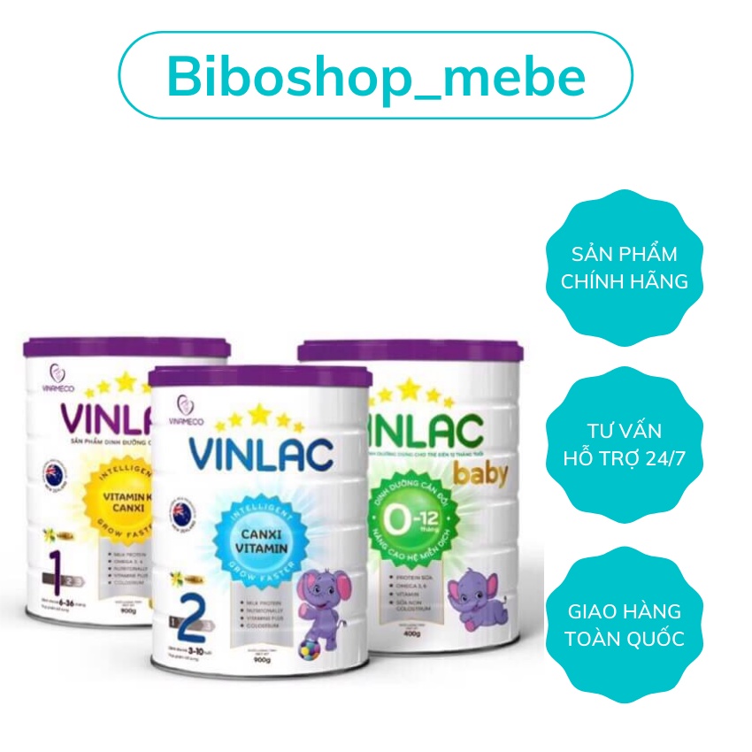 Sữa VINLAC BABY số 0,1, 2 hộp 900g - giải pháp dinh dưỡng cho …