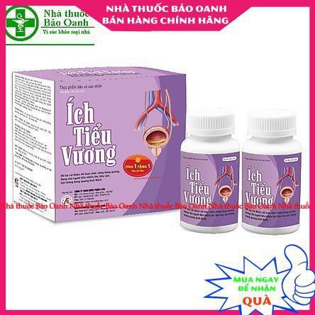Ích Tiểu Vương dạng lọ 120 viên - Hộp 2 lọ x 60 viên - hỗ trợ giảm tiểu đêm, tiểu són từ thảo dược