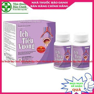 Ích Tiểu Vương dạng lọ 120 viên - Hộp 2 lọ x 60 viên - hỗ trợ giảm tiểu đêm, tiểu són từ thảo dược