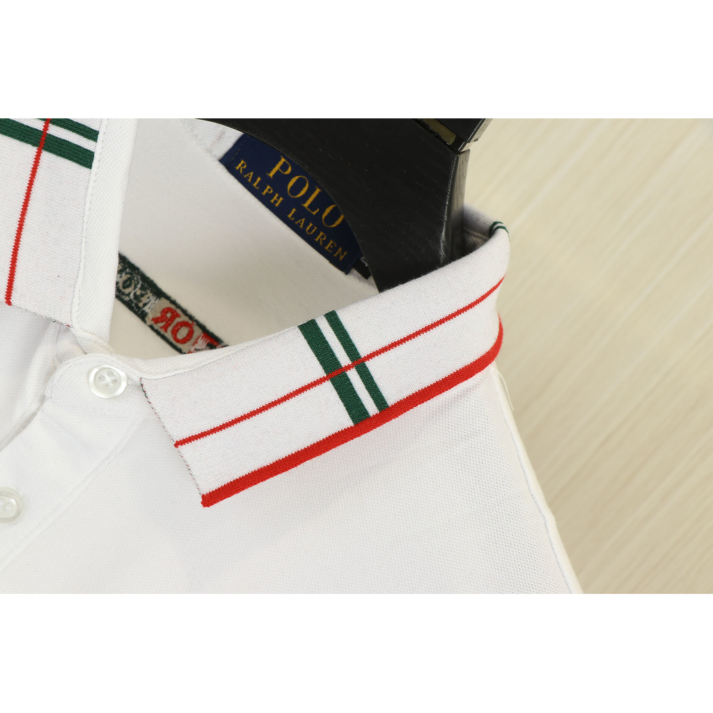 Original 2021 Latest Ralph Lauren Men's Short Sleeves White Polo Shirts Size: M-3XL 009697