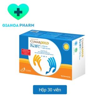 Viên uống cumargold kare giúp hỗ trợ cho bệnh nhân ung bướu - hộp 30 viên - ảnh sản phẩm 1