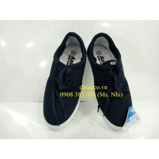 Giày Vải Asia màu xanh đen Có Dây Buộc dành cho nam