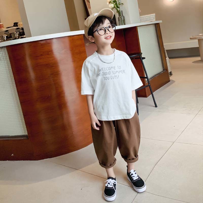 Quần Harem Chất Liệu Cotton Mỏng Thời Trang Mùa Hè Hàng Mới Phong Cách Nhật Hàn 2022 Cho Bé Trai