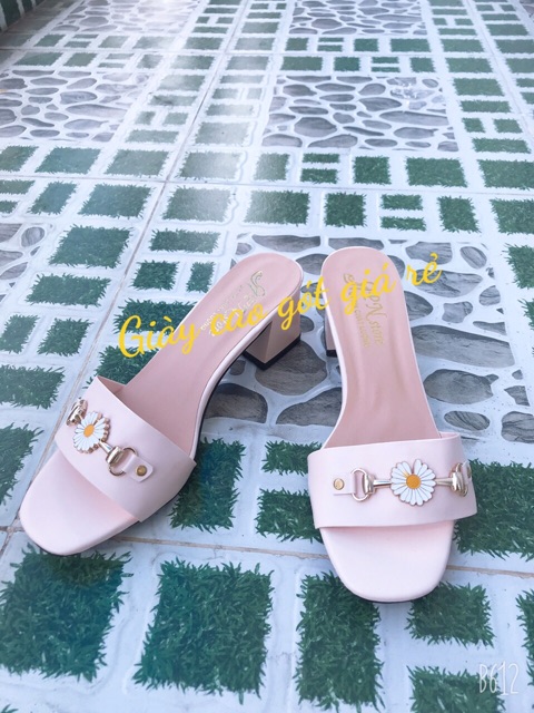 [ Ảnh Thât ] Dép 5p Quai Bảng Khoá Hoa Cúc