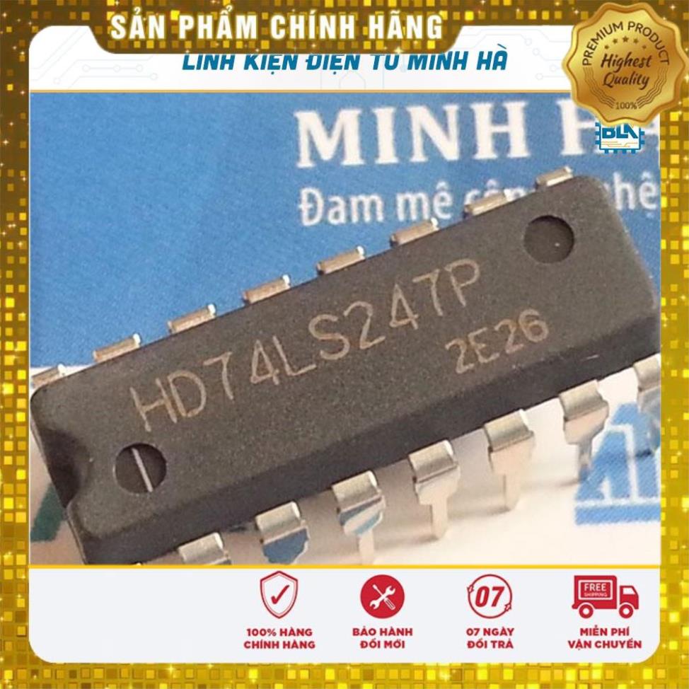 IC Chức Năng 74LS247 DIP16 IC BCD