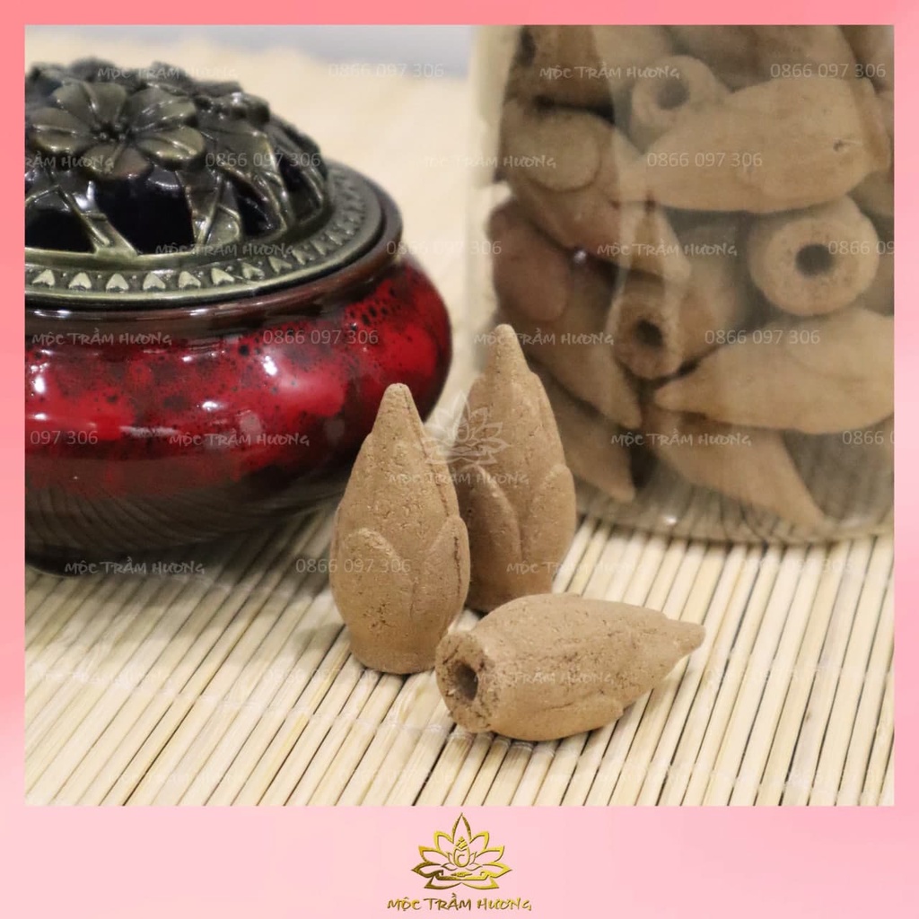 Nụ trầm hương 🍀100%🍀 tự nhiên Nụ đốt (15 - 30)phút/nụ | Xông nhà, ngày Tết, thác khói - An Nhiên - Thịnh Vượng