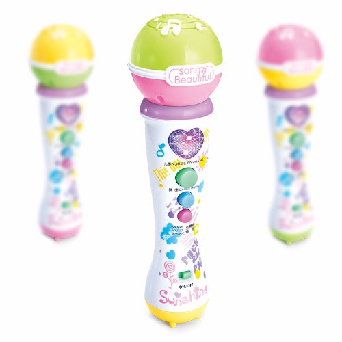 Đồ chơi Micro Karaoke có đèn vui nhộn chất lượng cao cho bé