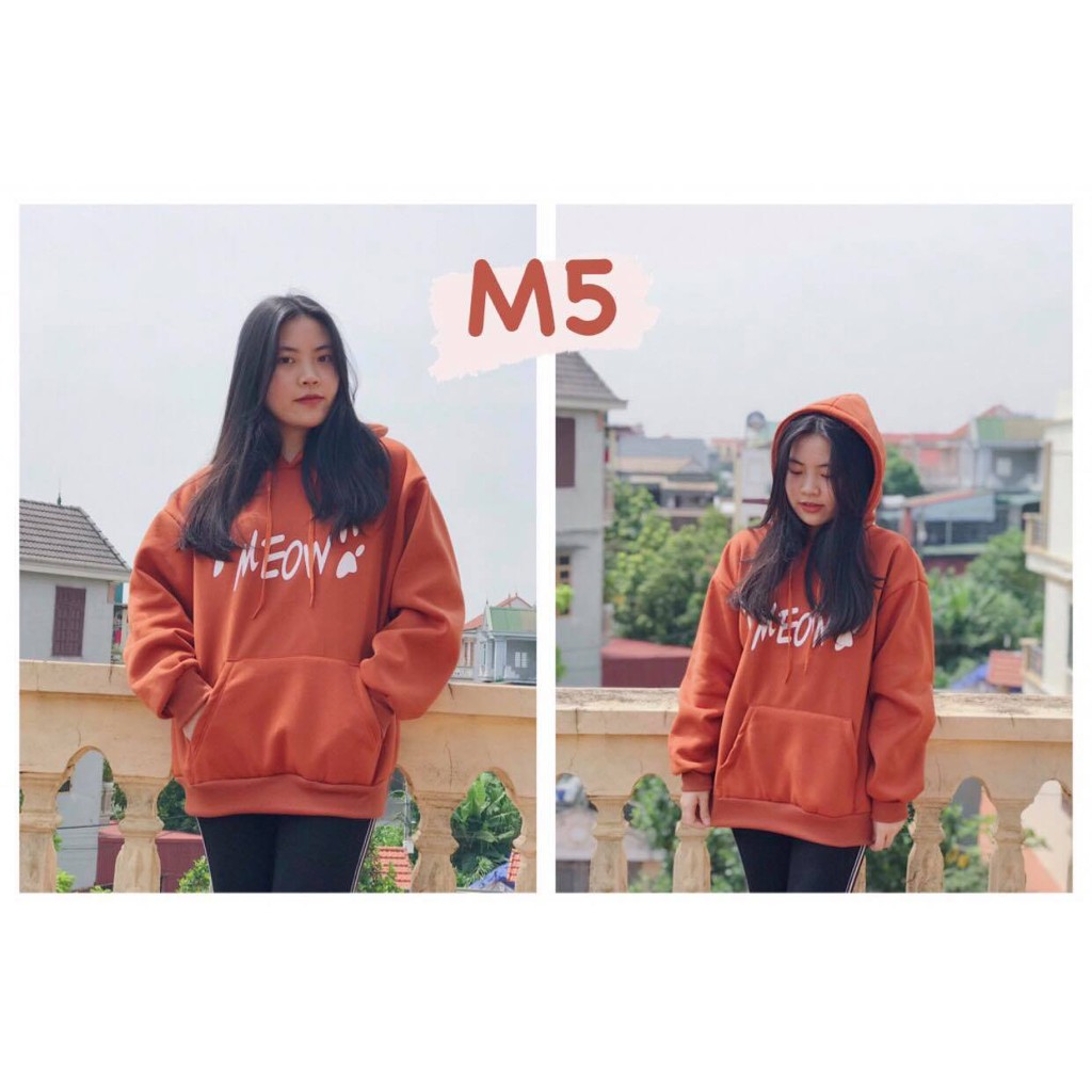 [HOODIE] Áo nỉ có mũ OVERSIZE nhiều màu sắc (Chỉ chọn màu sắc, hình in giao ngẫu nhiên)