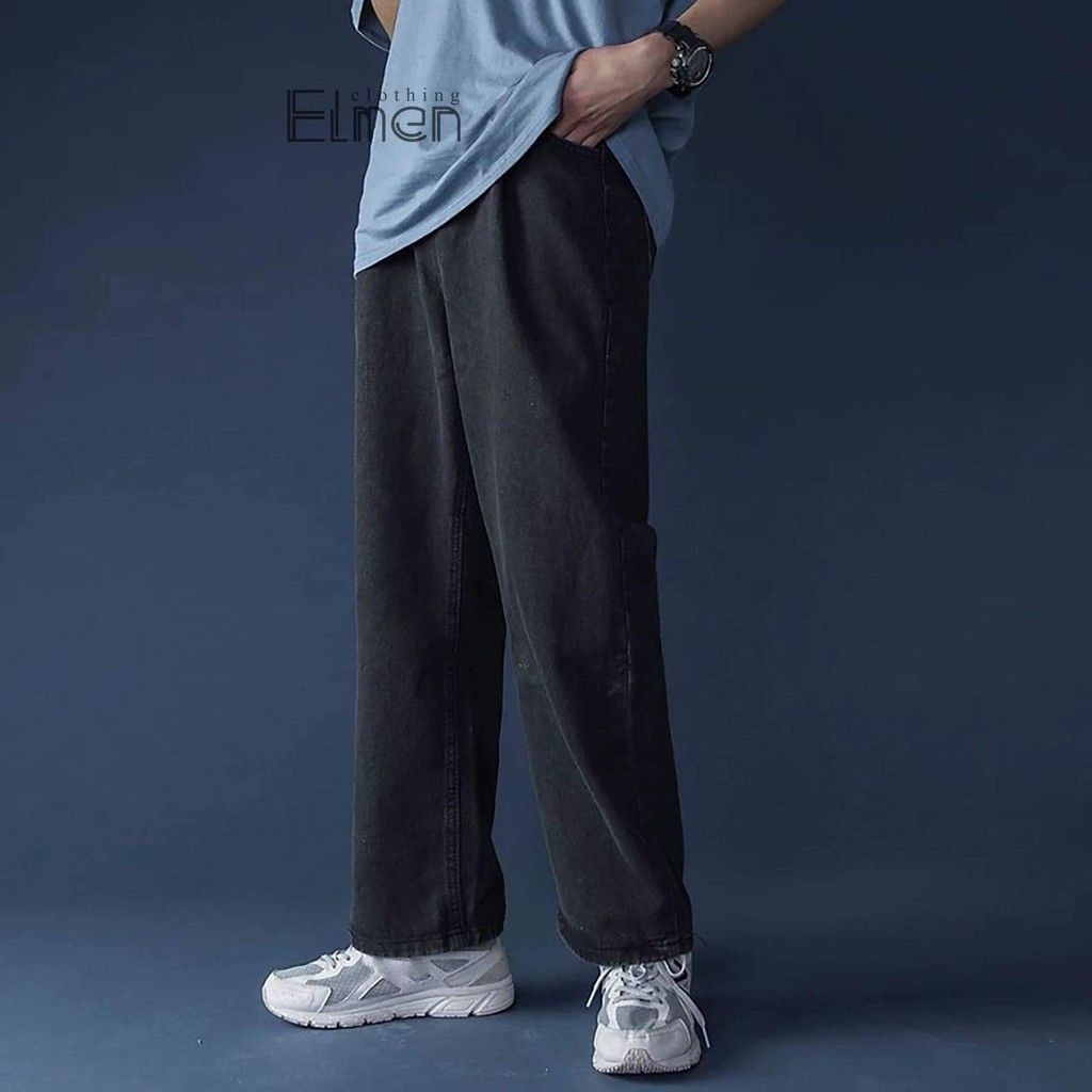 Quần Baggy Ống Rộng Nam - Quần Jean Nam - Chuẩn Phong Cách Hàn Quốc | BigBuy360 - bigbuy360.vn