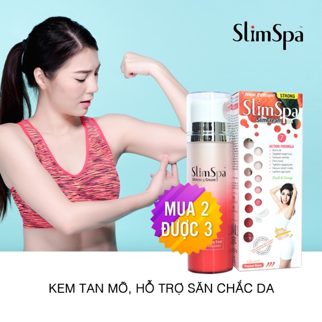 Kem massage tan mỡ Slim Spa - giảm ngay 3cm sau lần đầu sử dụng