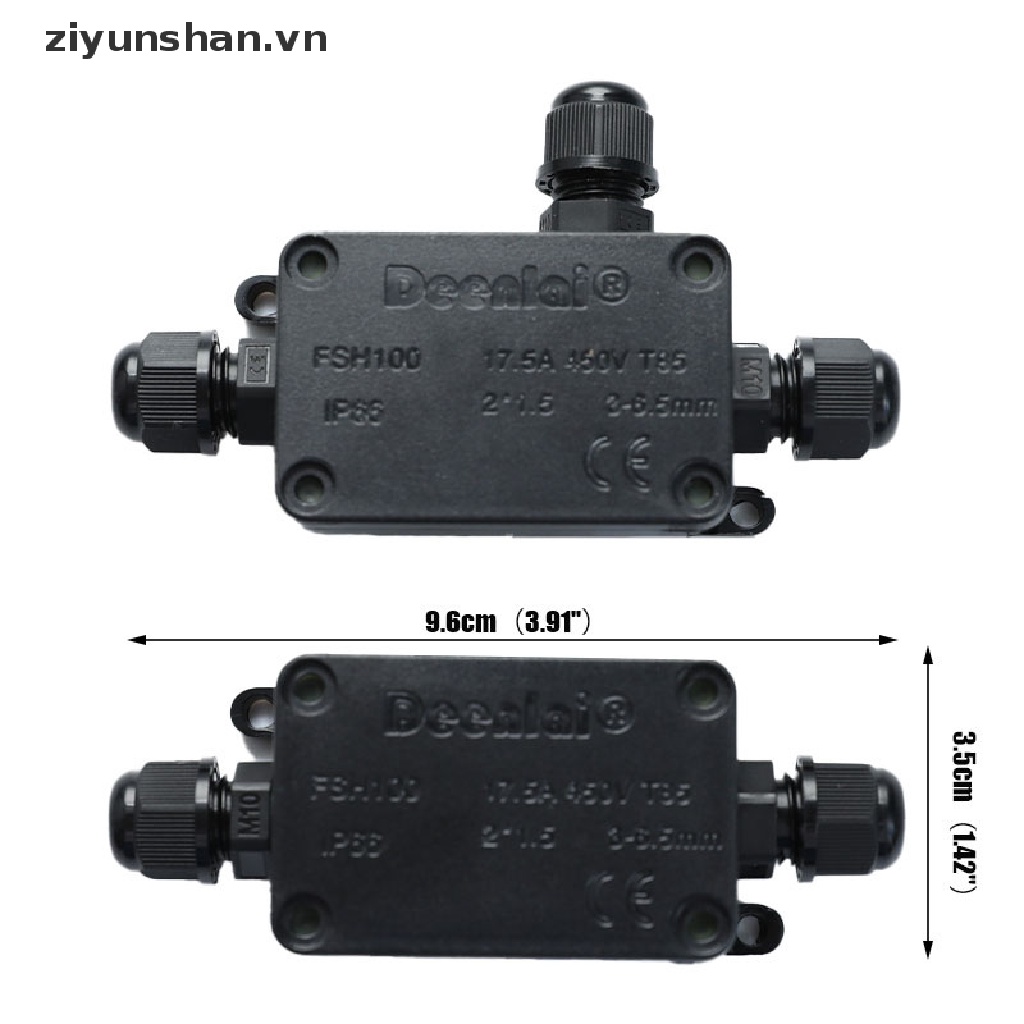 Hộp đấu nối dây cáp ngoài trời chống thấm nước IP66 2/3 chiều tiện dụng