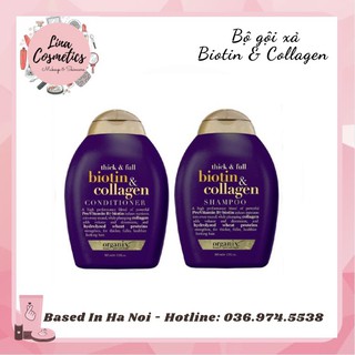 Bộ Gội Xả OGX Biotin Collagen Shampoo & Conditioner