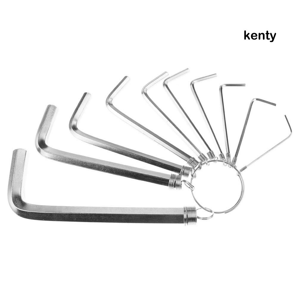 Set 10 Chìa Vặn Đai Ốc Lục Giác Chuyên Dụng Sửa Chữa Xe Đạp