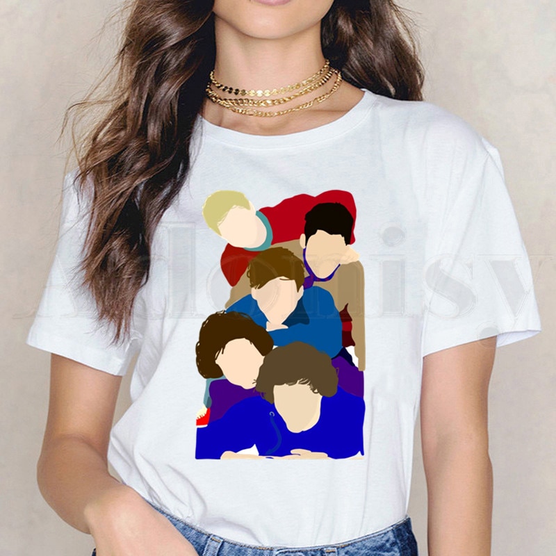 Áo Thun Tay Ngắn In Hình Nhóm Nhạc One Direction 2021 Merch 1d