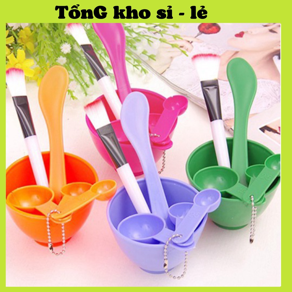 Bộ Bát Trộn Đắp Mặt Nạ - Bộ Chén Trộn Mặt Nạ 5in1 Tiện Ích 008946 TỔNG KHO SỈ VP88