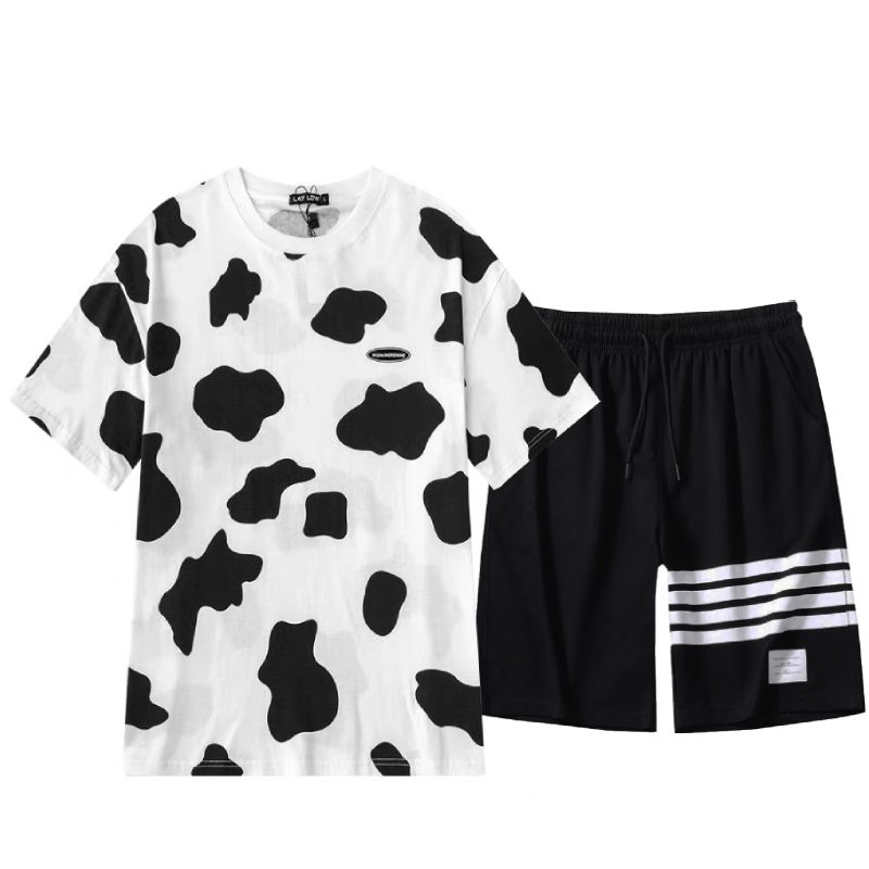 SET BỘ ĐỒ THUN COTTON HOA TIẾT MƠI LẠ CỰC ĐẸP , PHONG CÁCH , MÙA HÈ 2021 dành cho các bạn nữ