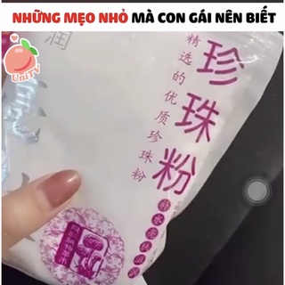 Bột ngọc trai làm mặt nạ dưỡng trắng nội địa Trung